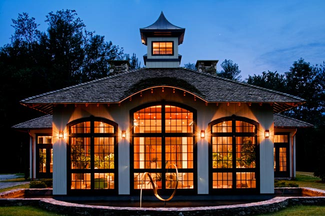 Winvian Spa at night